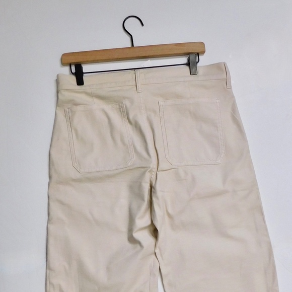 NWT!! J. CREW Camp Pocket Wide Leg Pants Natural Stretch Cotton 28P 28 Petite - Picture 10 of 16